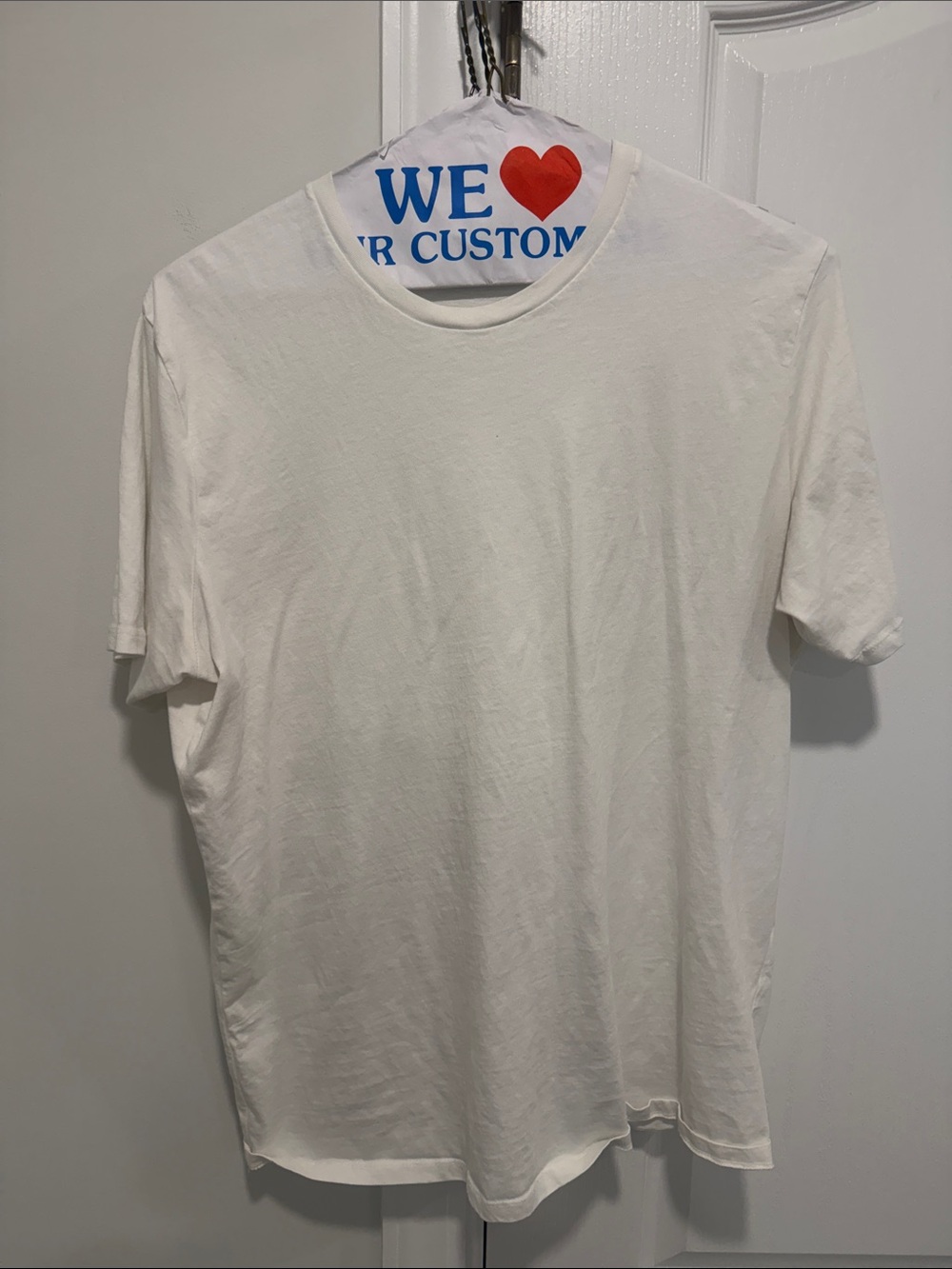 White Crew Neck Men’s T-Shirt from Milan